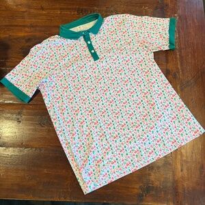 Arby's Club Curlies Comfort Polo Happy Gilmore Birdies & Beef Golf Shirt XL